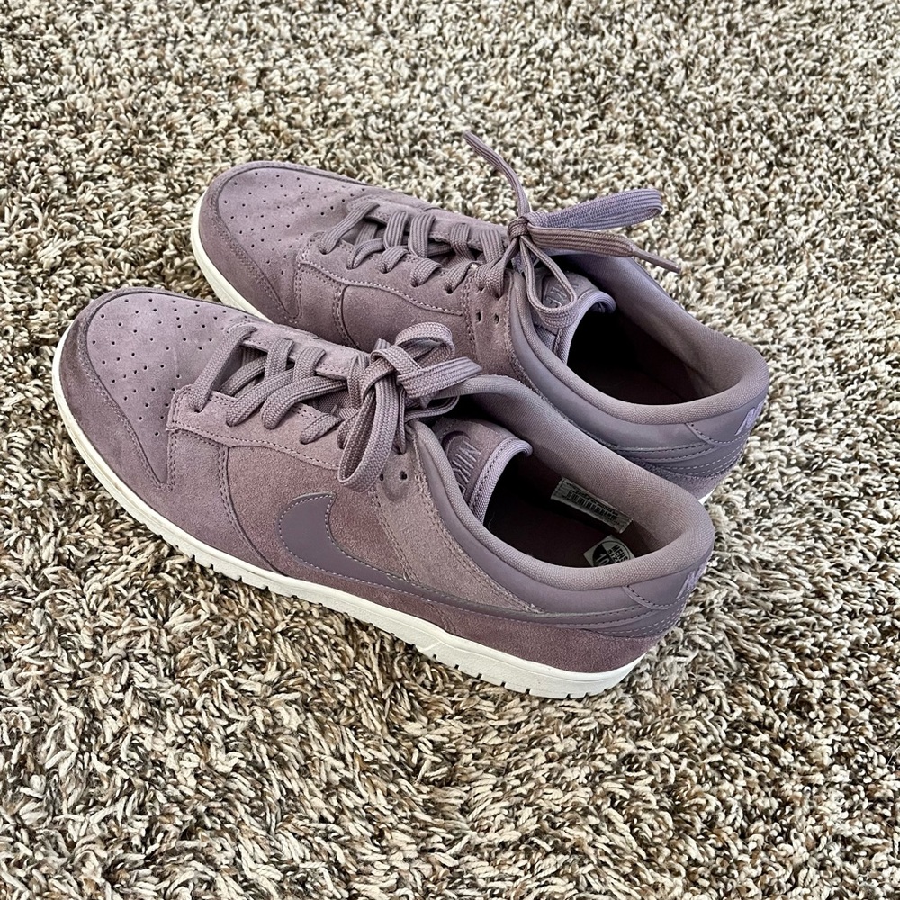 Purple Nike shoes